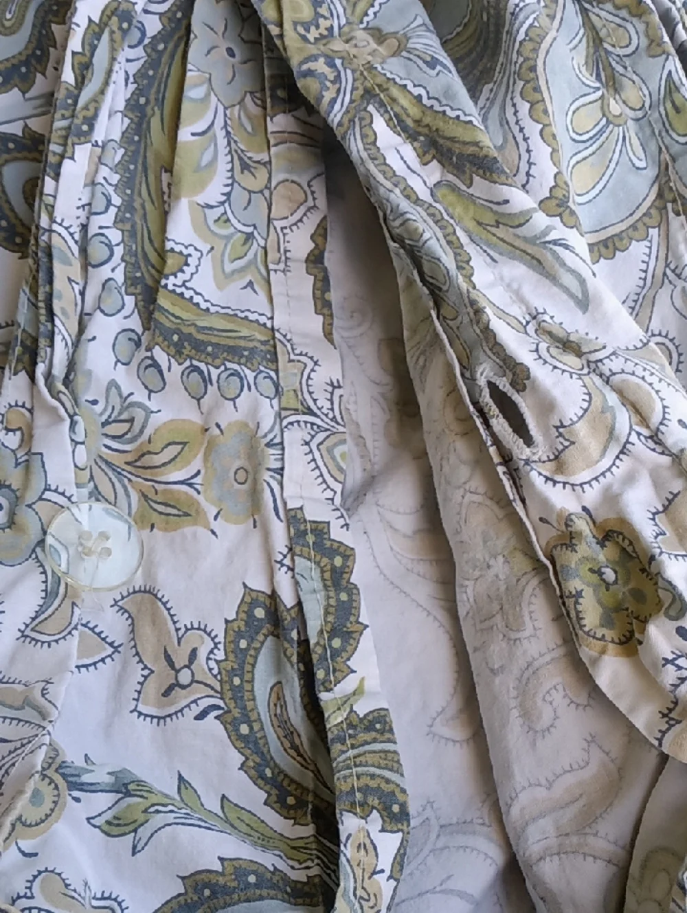 2pc Pottery Barn Charlie King/Cal King Duvet Cover + 1 King Sham